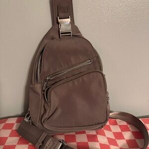 Grey Crossbody Bag